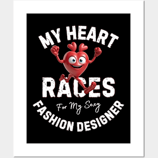 My Heart Races - Fashion Designer Posters and Art